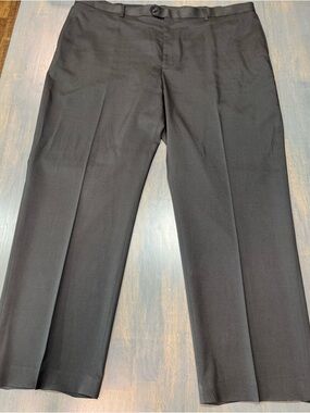Savane Men’s Classic Black Dress Pants - 46x30 -stretch waistband - worn once